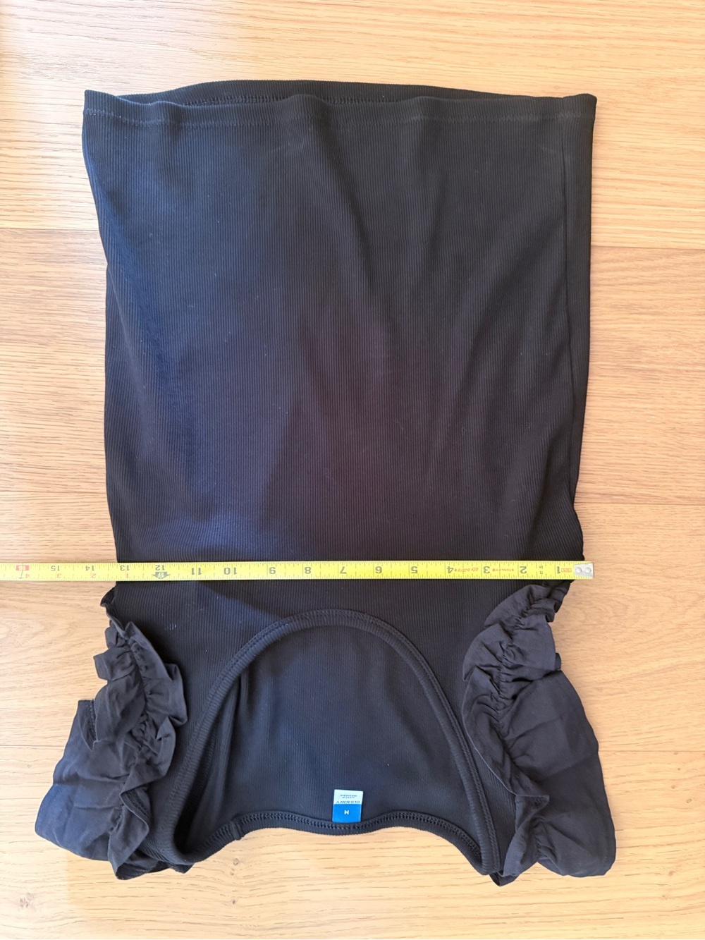 Old Navy Black Ruffle-Sleeve Tank Top - Picture 6 of 6